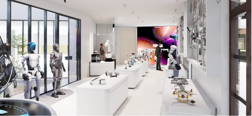 机器人品牌展示与体验空间
